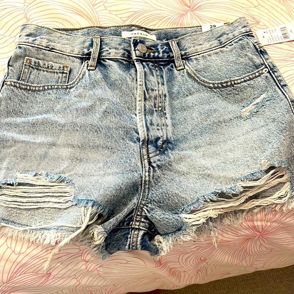Pacsun denim vintage shorts size 29 never worn w tags